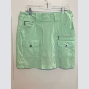 Jamie Sadock Women's Size 10 Green Multipocket Skort Skirt/Shorts